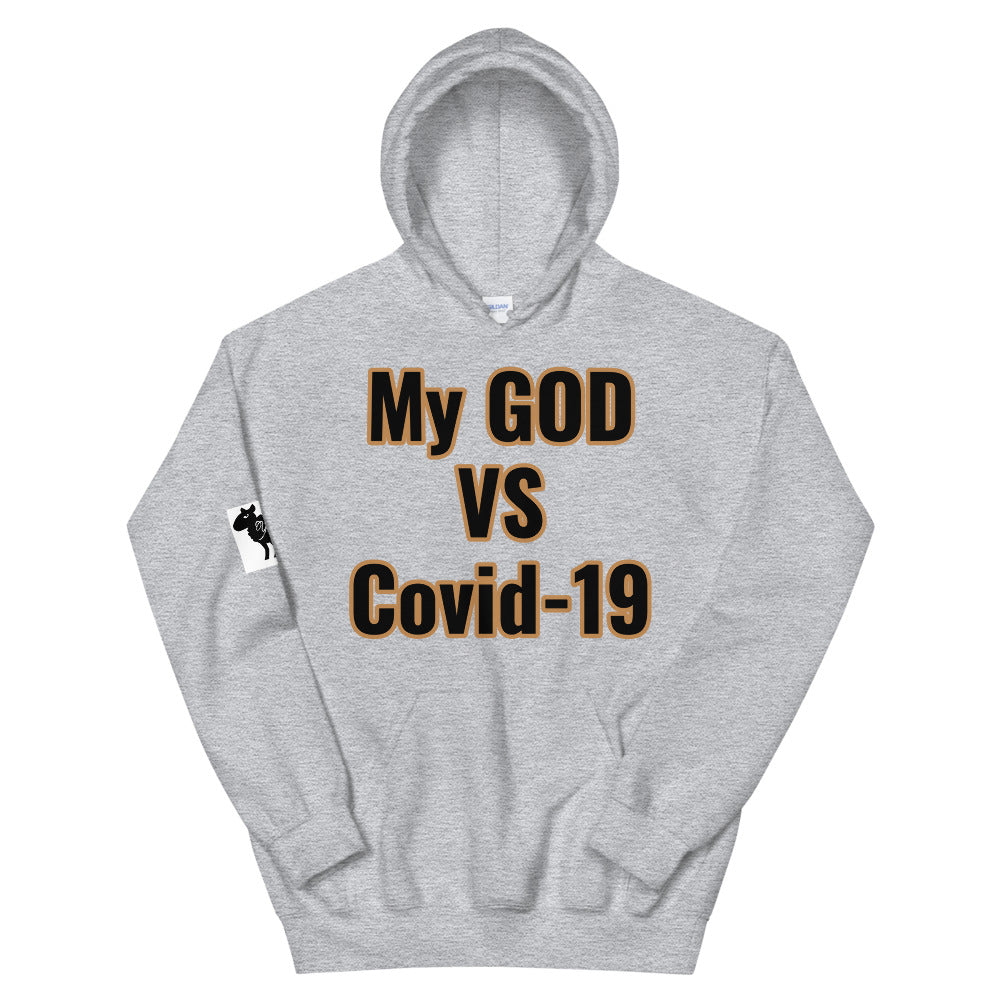 Unisex “My GOD vs Covid-19” Hoodie