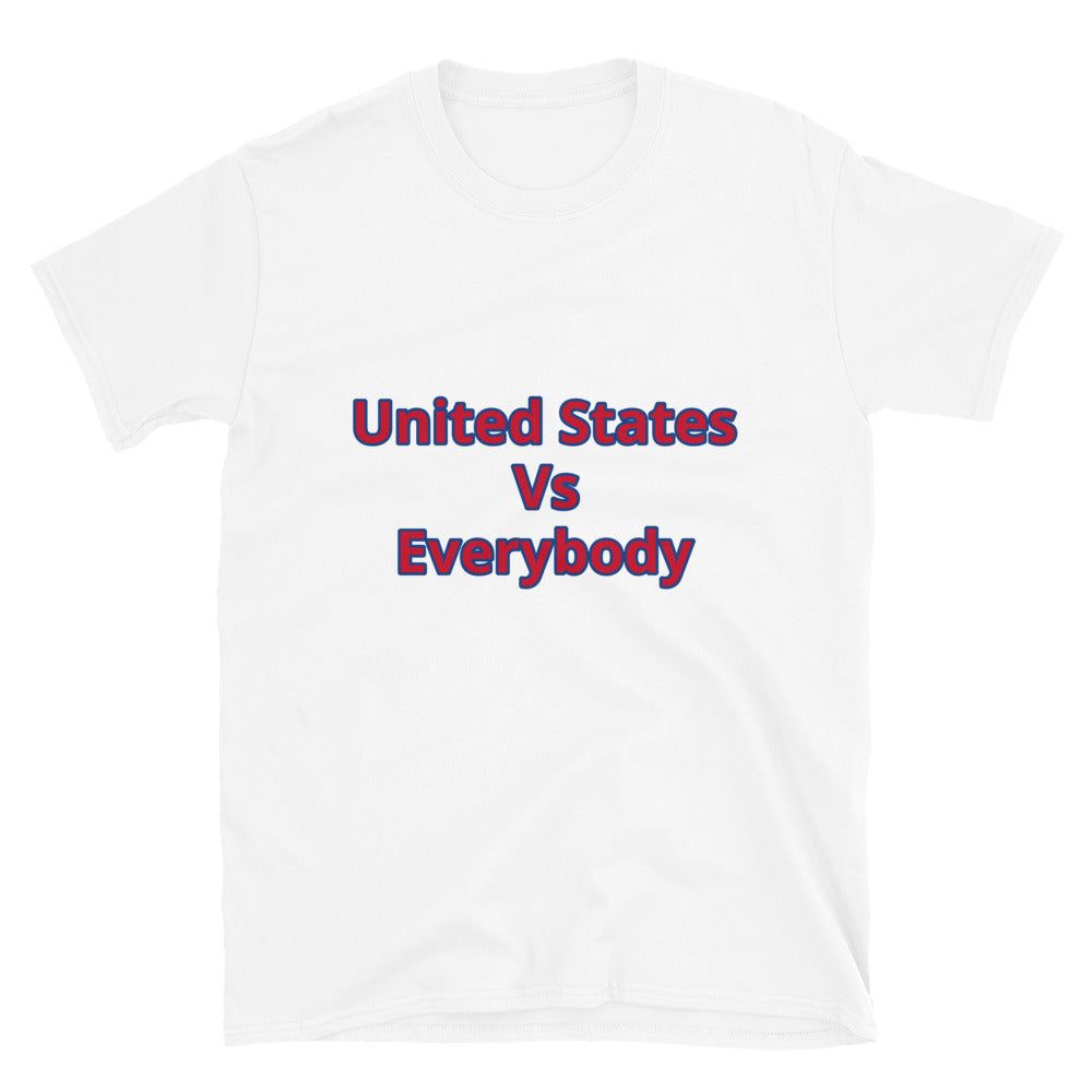 Short-Sleeve Unisex “US vs Everybody” T-Shirt