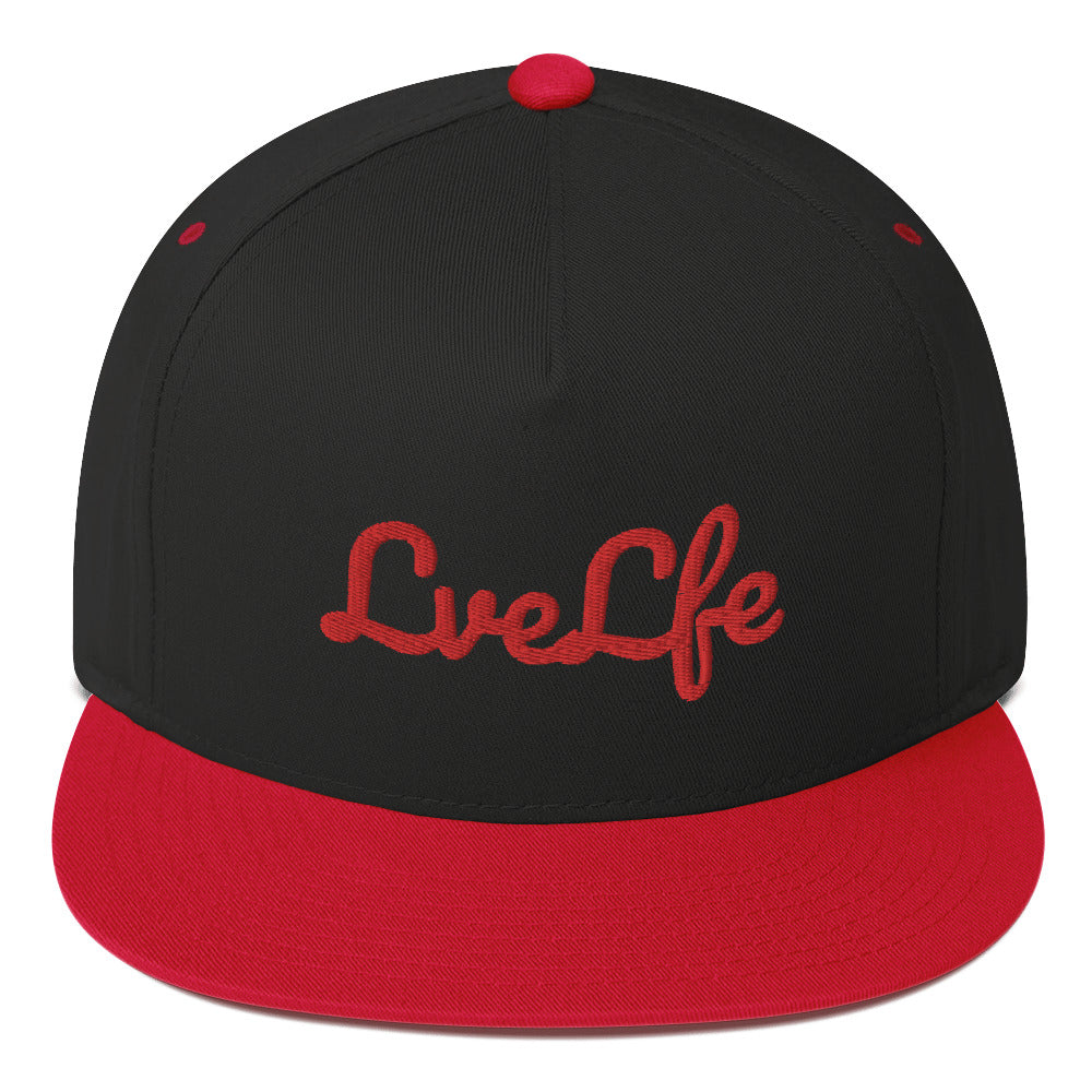 “LveLfe” Flat Bill Cap