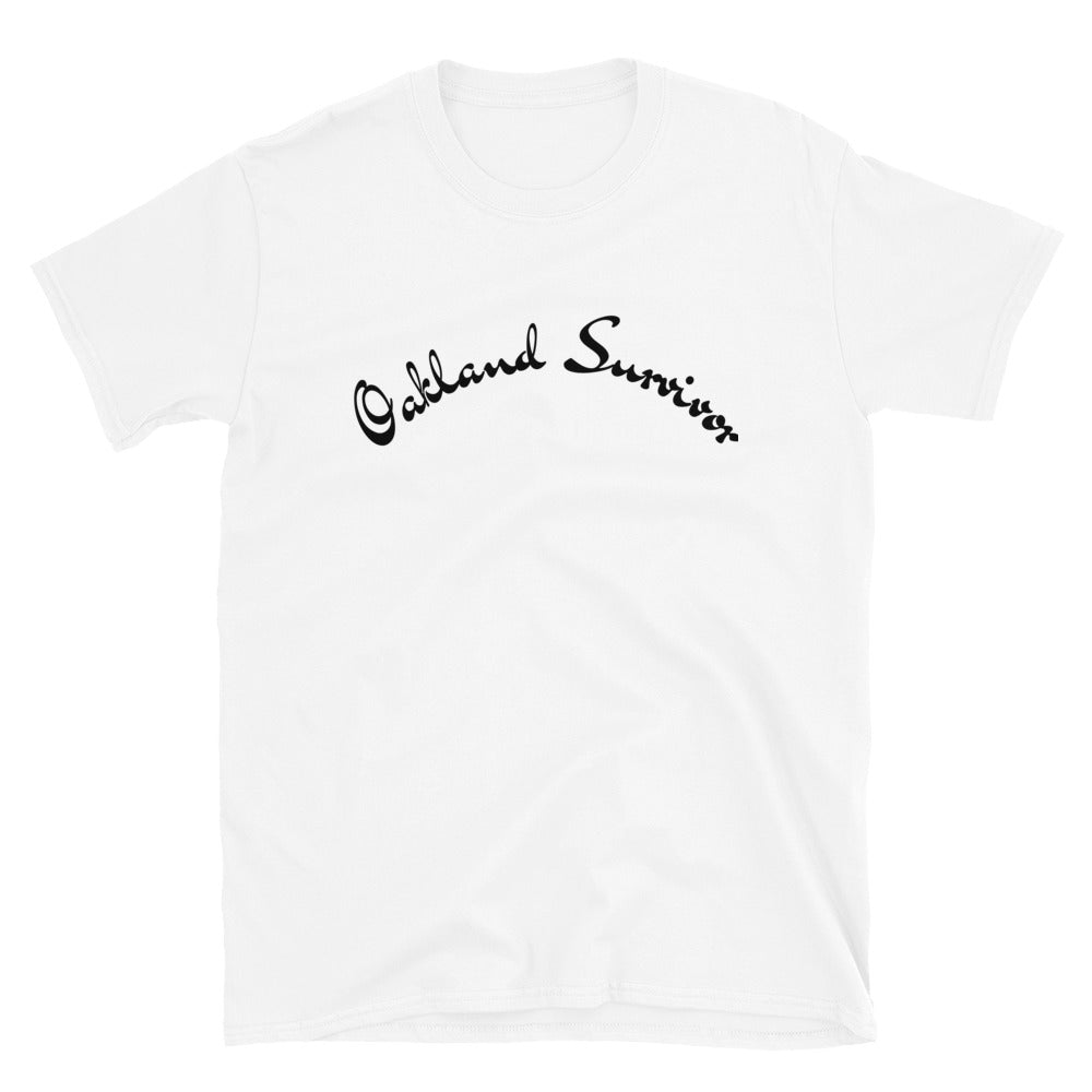 Short-Sleeve Unisex “Oakland Survivor” T-Shirt