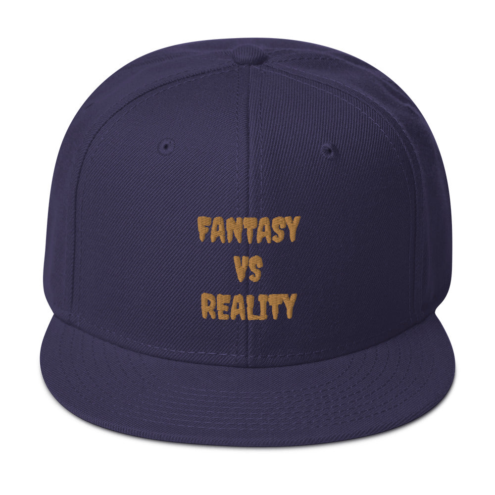 Snapback “FANTASY VS REALITY”Hat