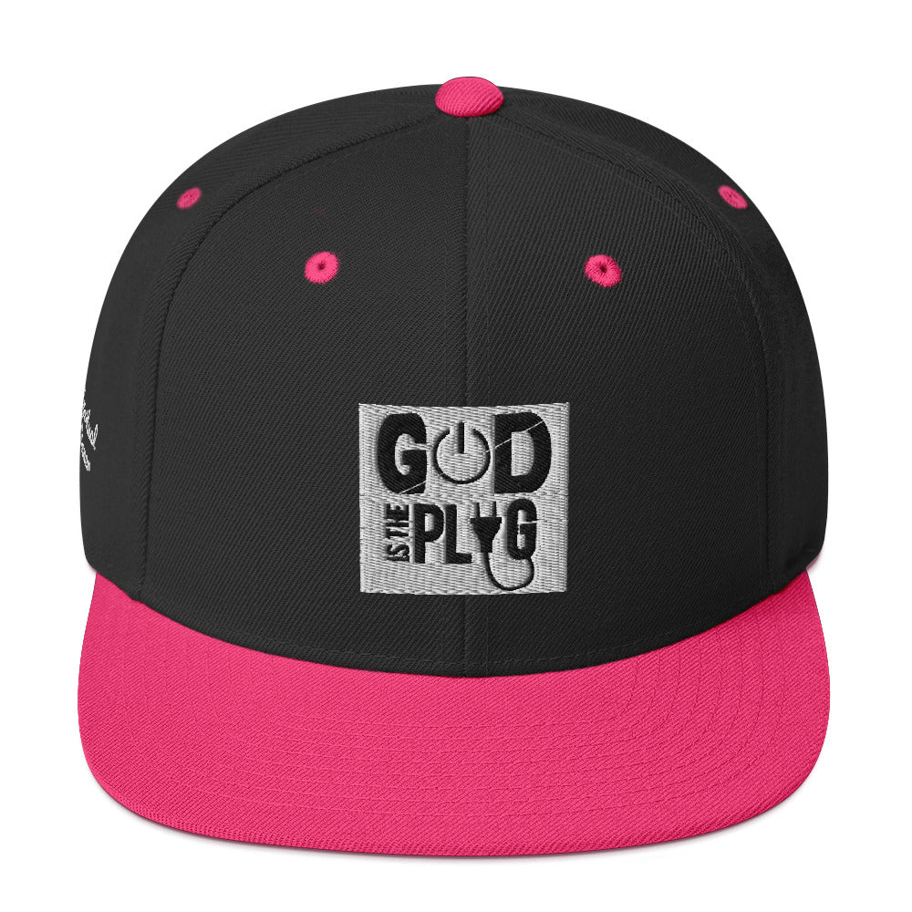 Snapback “God is the Plug” Hat