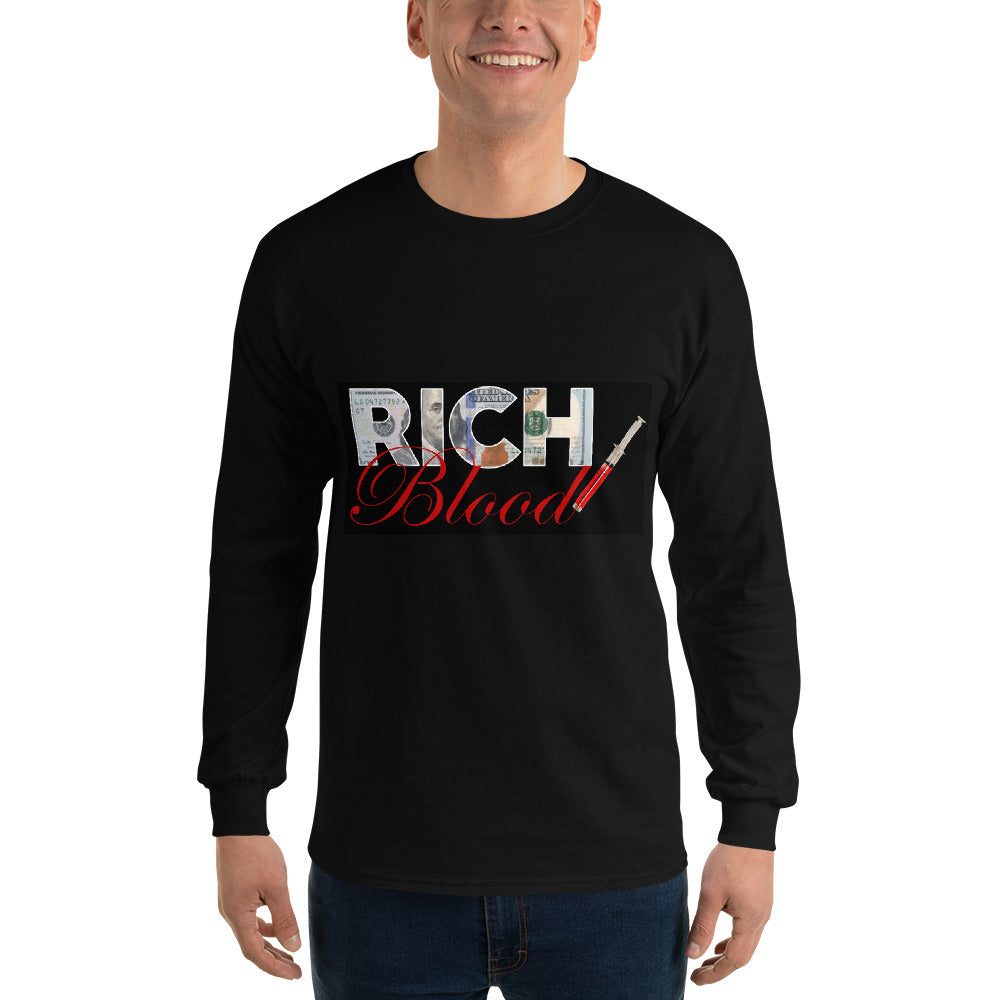 Men’s Long Sleeve "RICH Blood"Shirt
