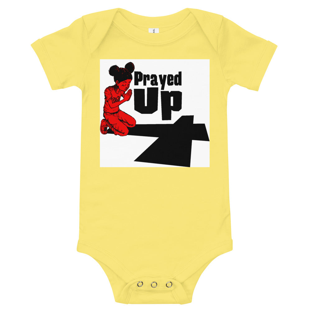 YOVOY“PrayedUp” girl onesie