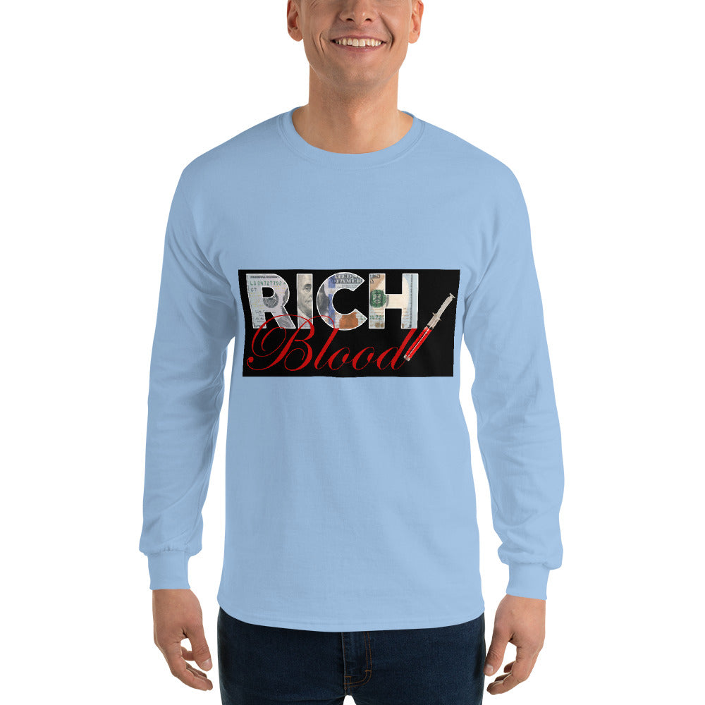 Men’s Long Sleeve "RICH Blood"Shirt