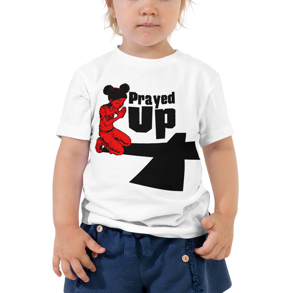 Toddler Short Sleeve “Prayed Up” girl Tee