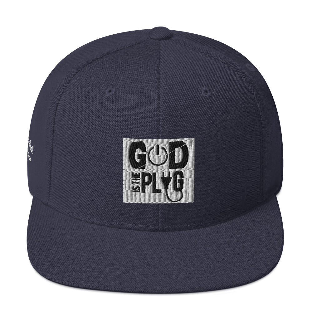 Snapback “God is the Plug” Hat