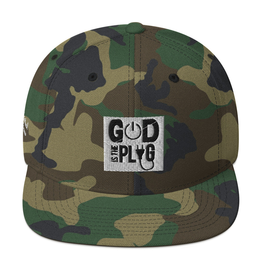 Snapback “God is the Plug” Hat