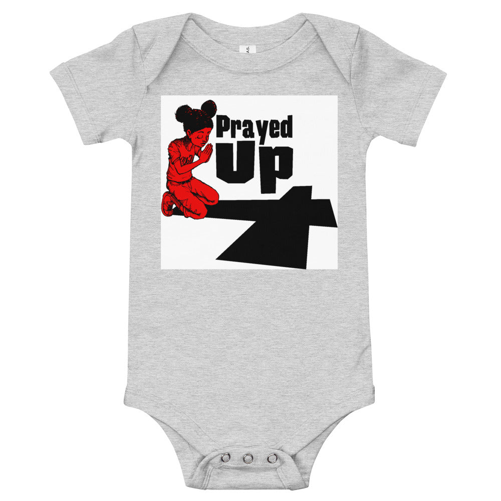 YOVOY“PrayedUp” girl onesie