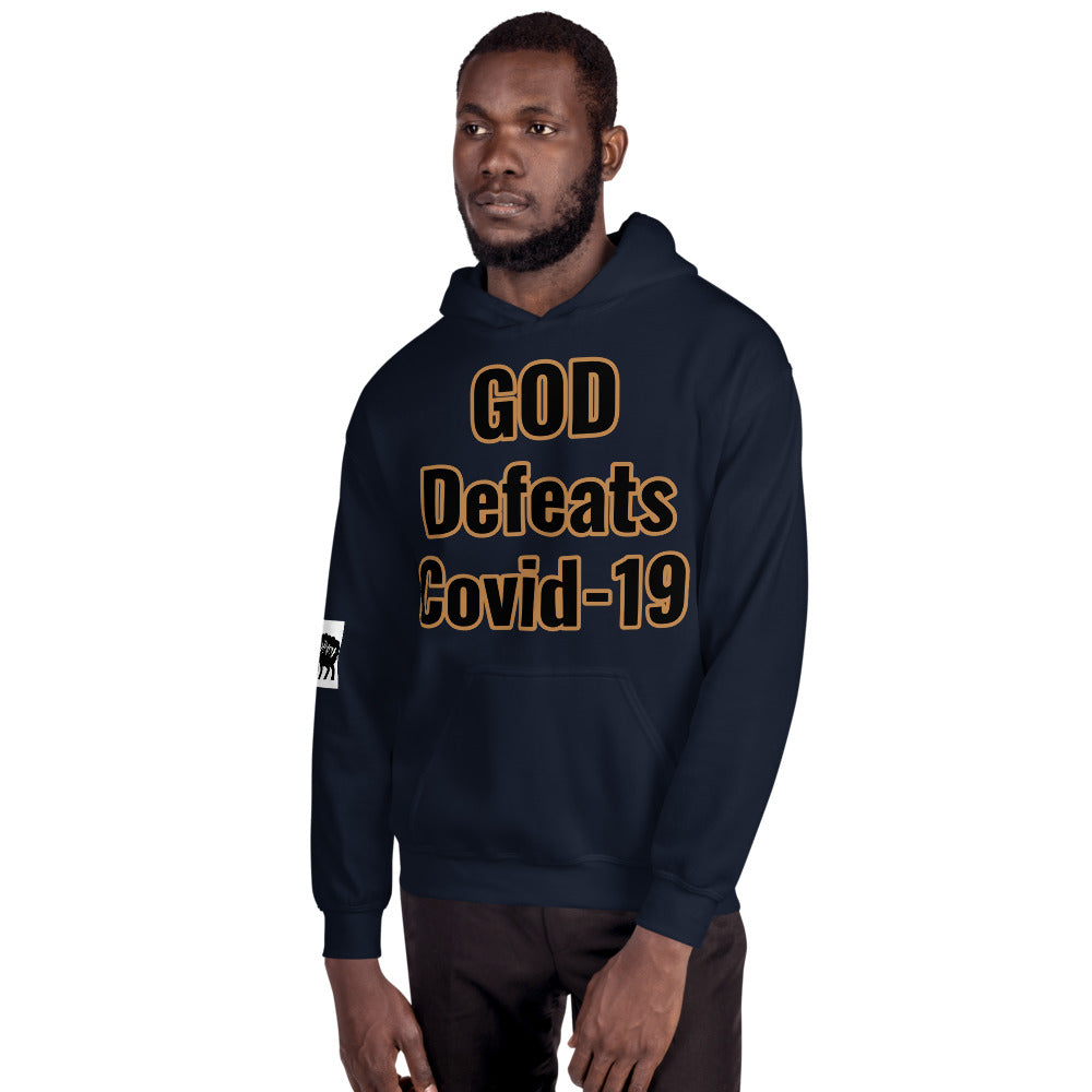 Unisex “GOD Defeats Covid-19”Hoodie
