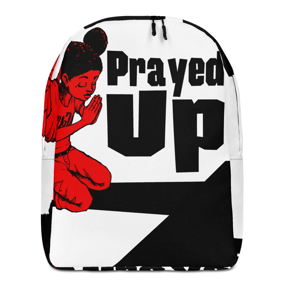 Minimalist “PrayedUp Girl” Backpack