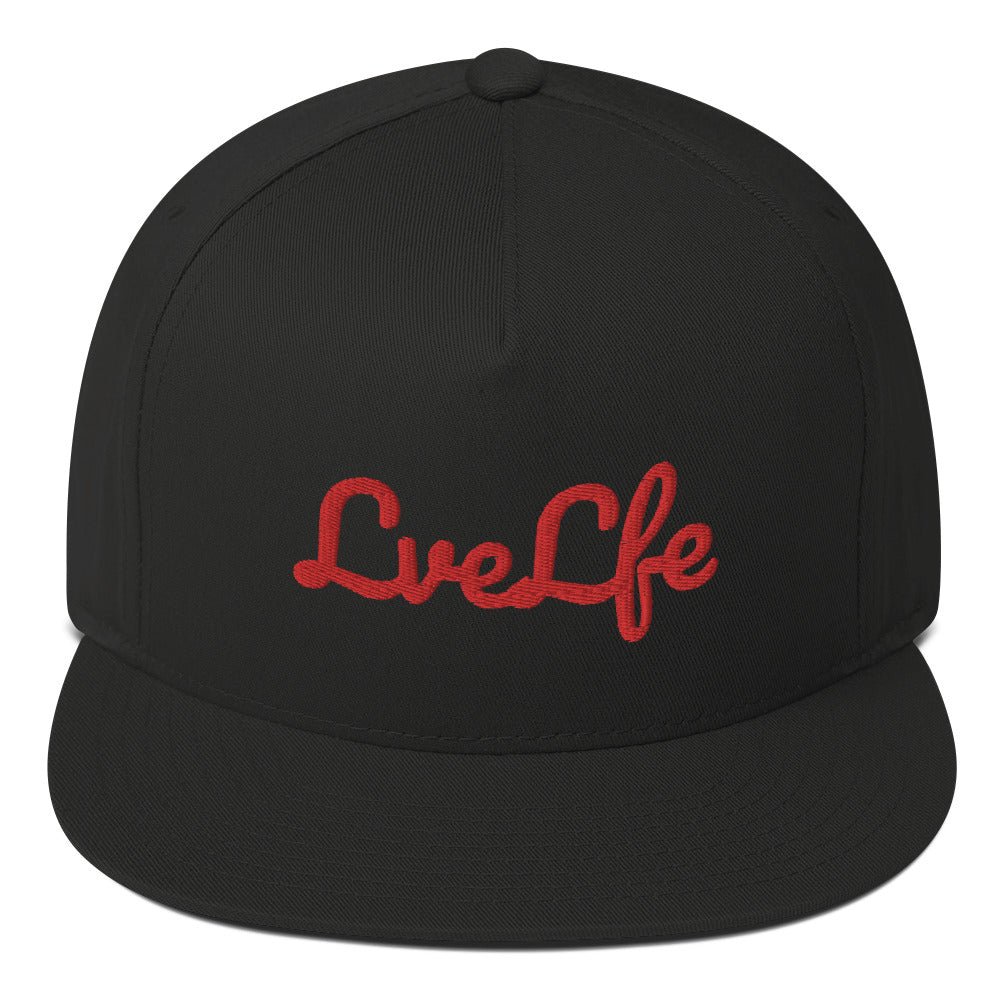 “LveLfe” Flat Bill Cap