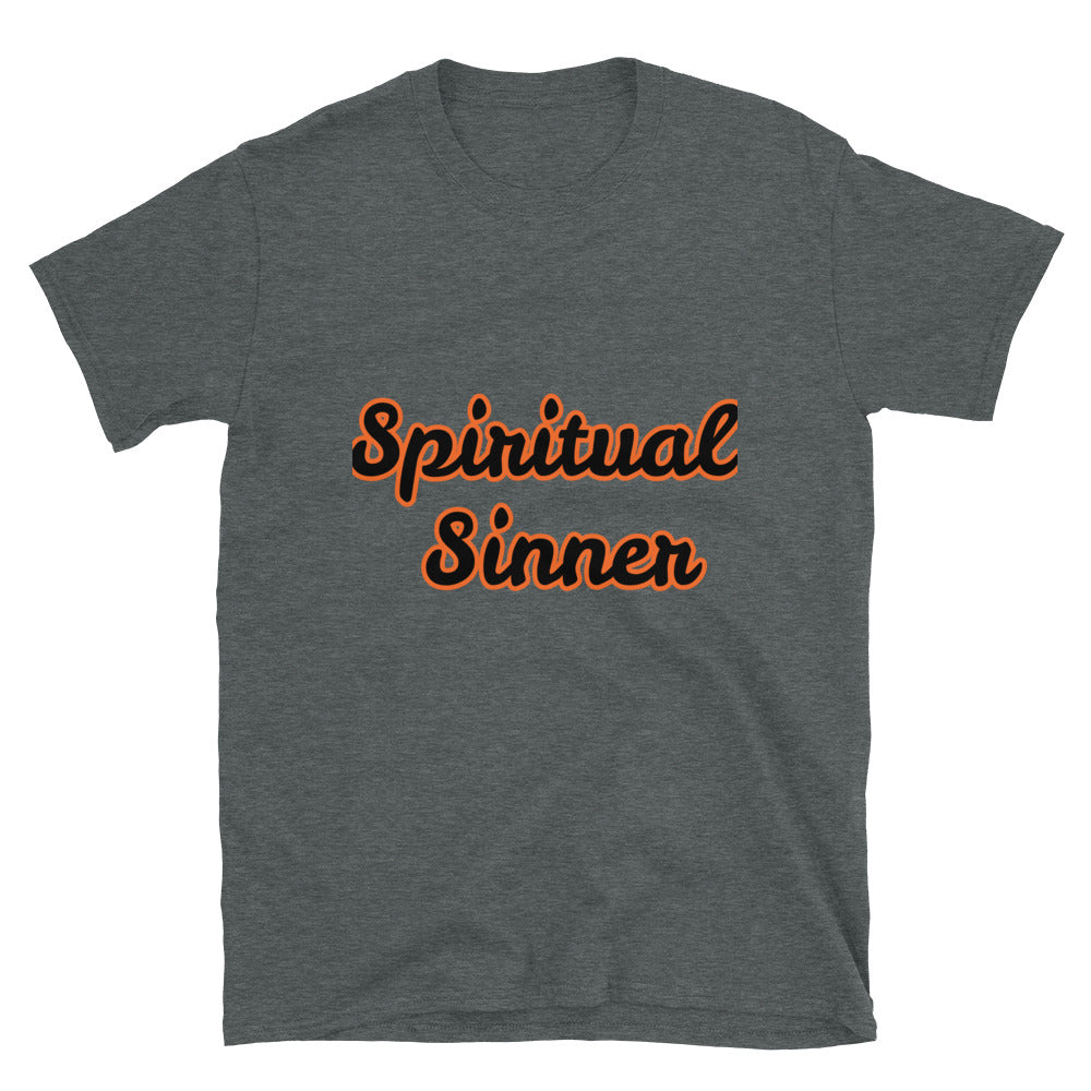 Short-Sleeve Unisex “Spiritual Sinner” T-Shirt