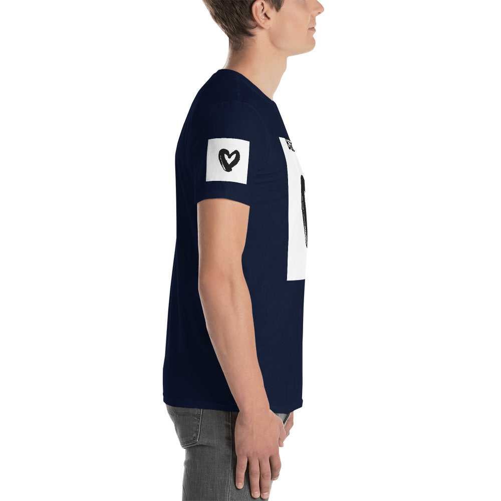 Short-Sleeve Unisex “Black Hearts”  T-Shirt