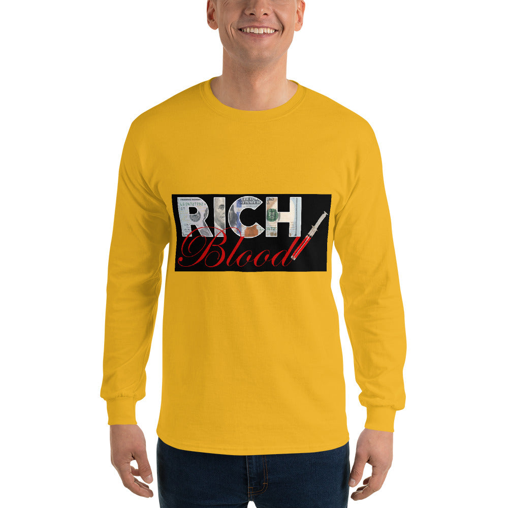 Men’s Long Sleeve "RICH Blood"Shirt