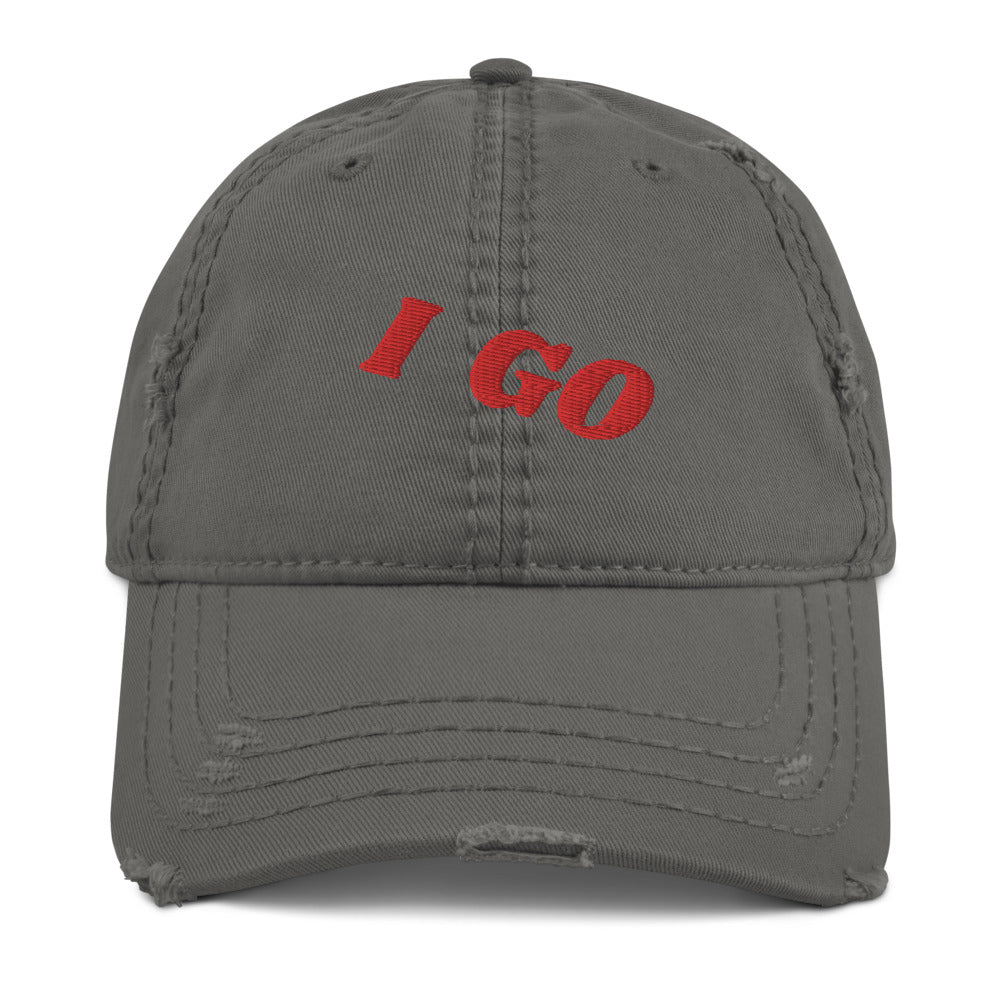 Distressed"IGO" Dad Hat