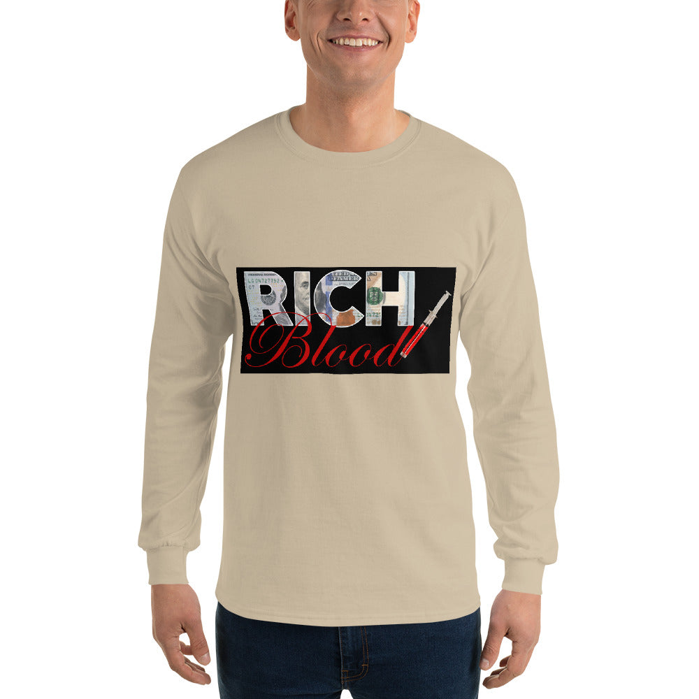 Men’s Long Sleeve "RICH Blood"Shirt