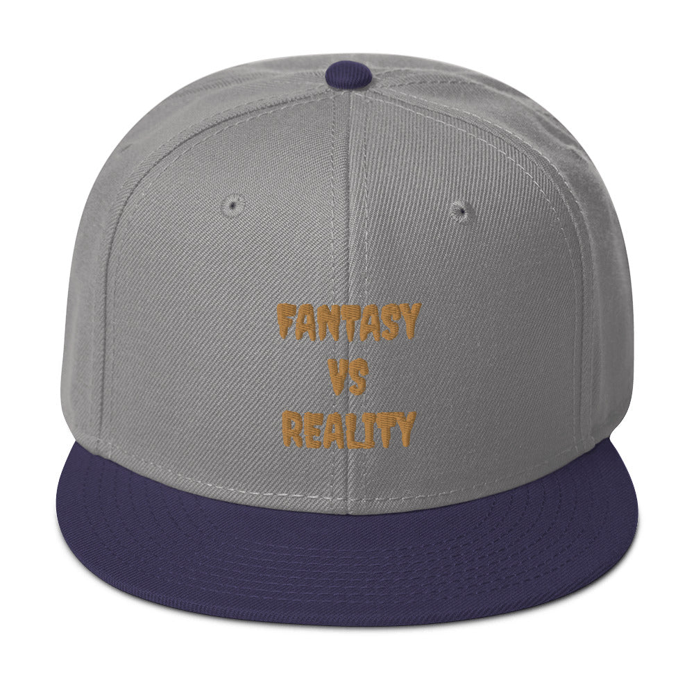 Snapback “FANTASY VS REALITY”Hat