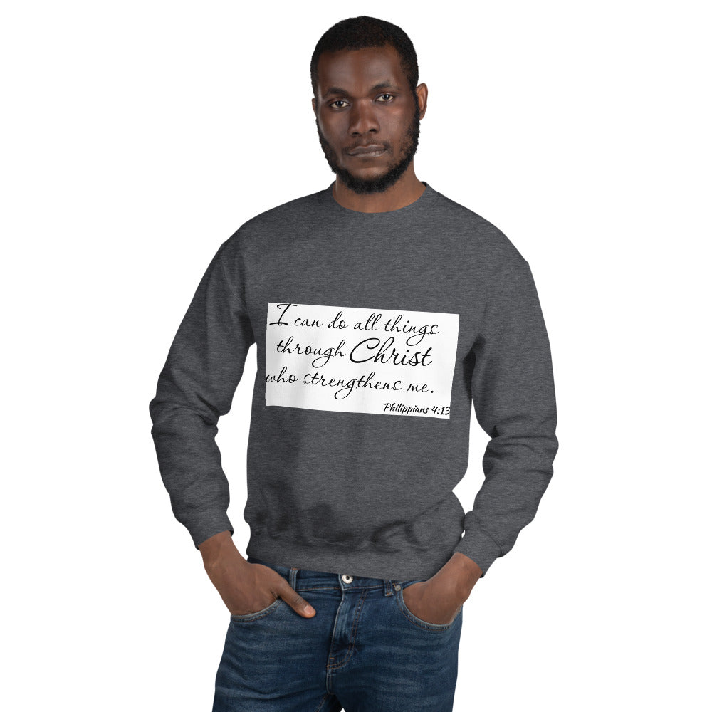Unisex Prayed UP "All Things"  Sweatshirt