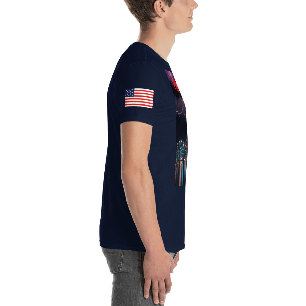 Short-Sleeve Unisex “PoWered ON” T-Shirt