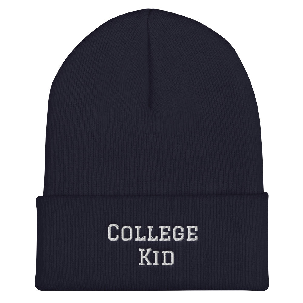 Cuffed “CollegeKid” Beanie
