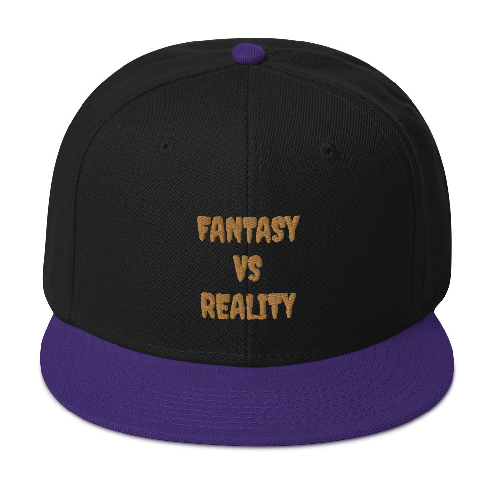 Snapback “FANTASY VS REALITY”Hat