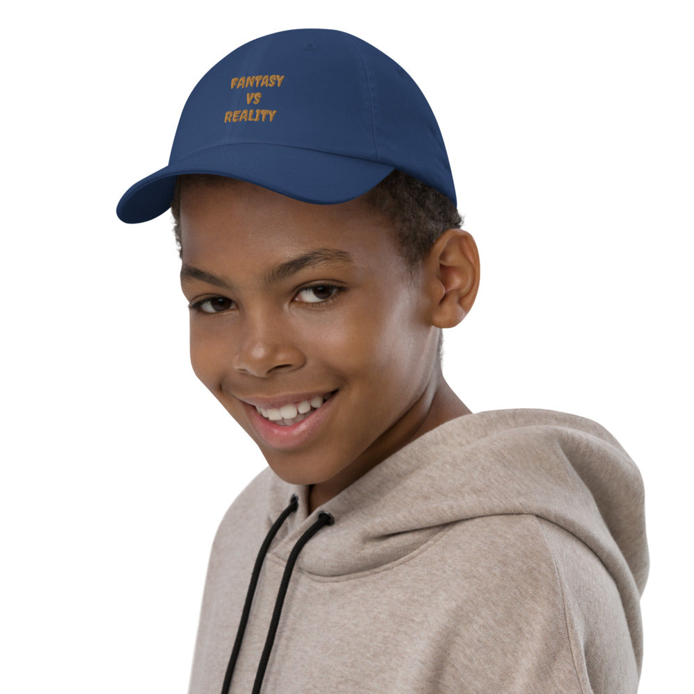Youth “FANTASY VS REALITY” baseball cap