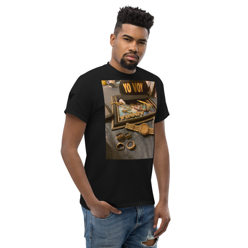 Men's heavyweight “YOVOY” Gold tee