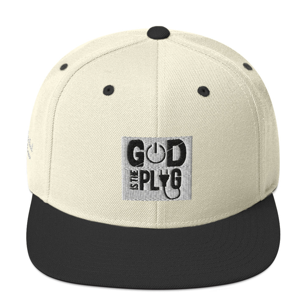 Snapback “God is the Plug” Hat