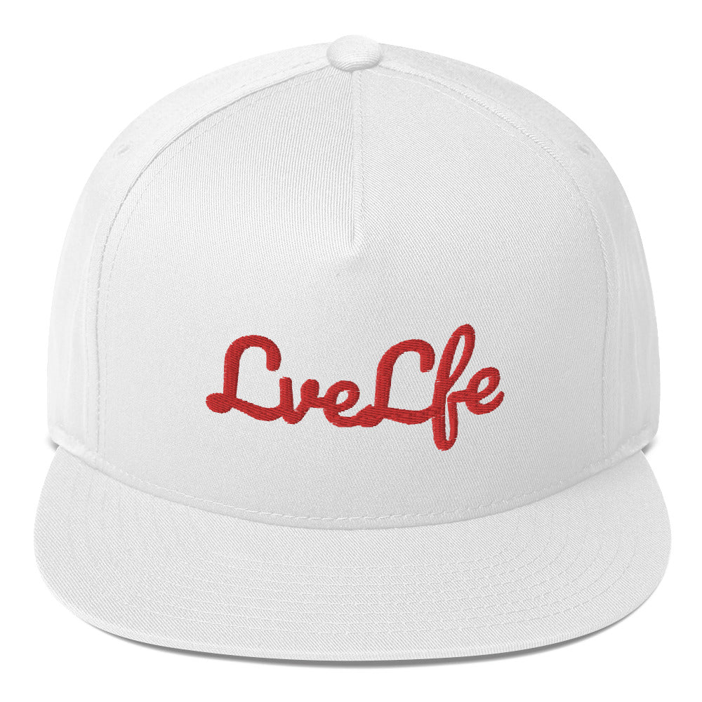 “LveLfe” Flat Bill Cap