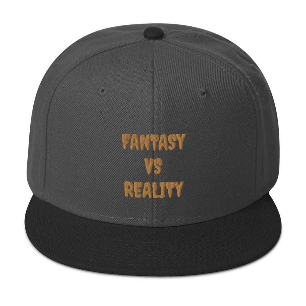 Snapback “FANTASY VS REALITY”Hat