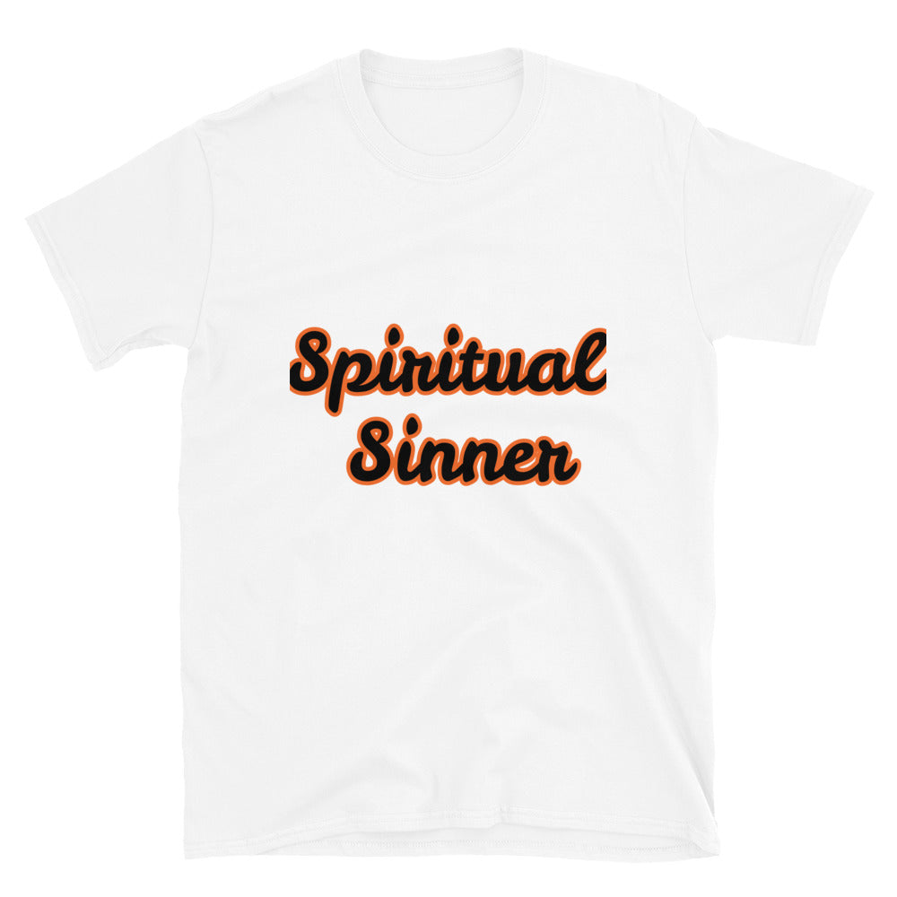 Short-Sleeve Unisex “Spiritual Sinner” T-Shirt