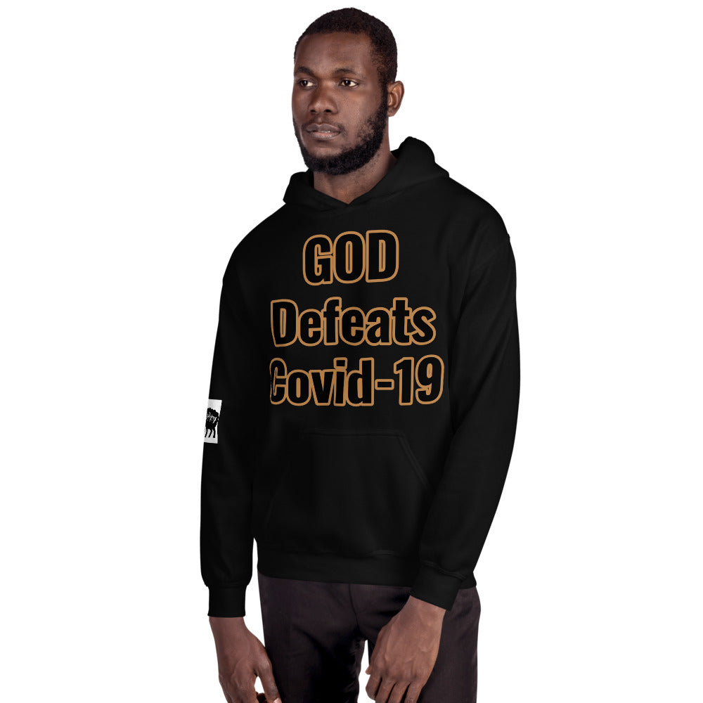 Unisex “GOD Defeats Covid-19”Hoodie