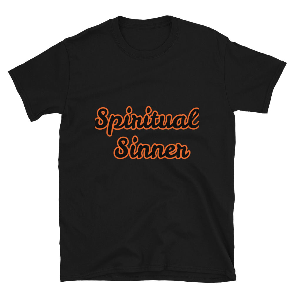 Short-Sleeve Unisex “Spiritual Sinner” T-Shirt