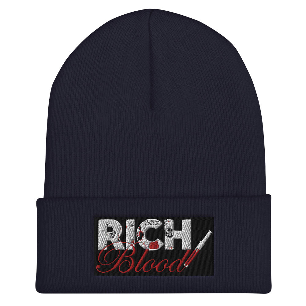 Cuffed “RICH Blood” Beanie