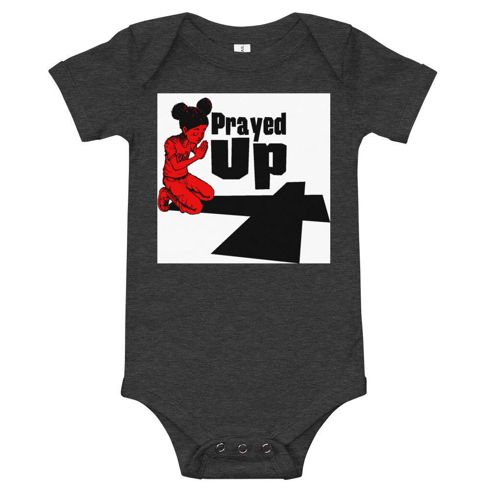 YOVOY“PrayedUp” girl onesie