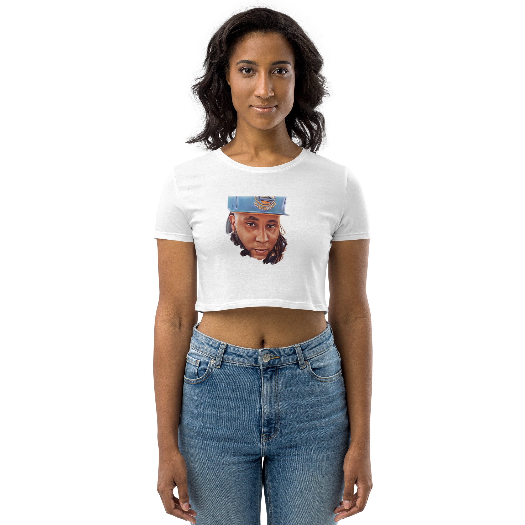 “Warriors Double D” Organic Crop Top