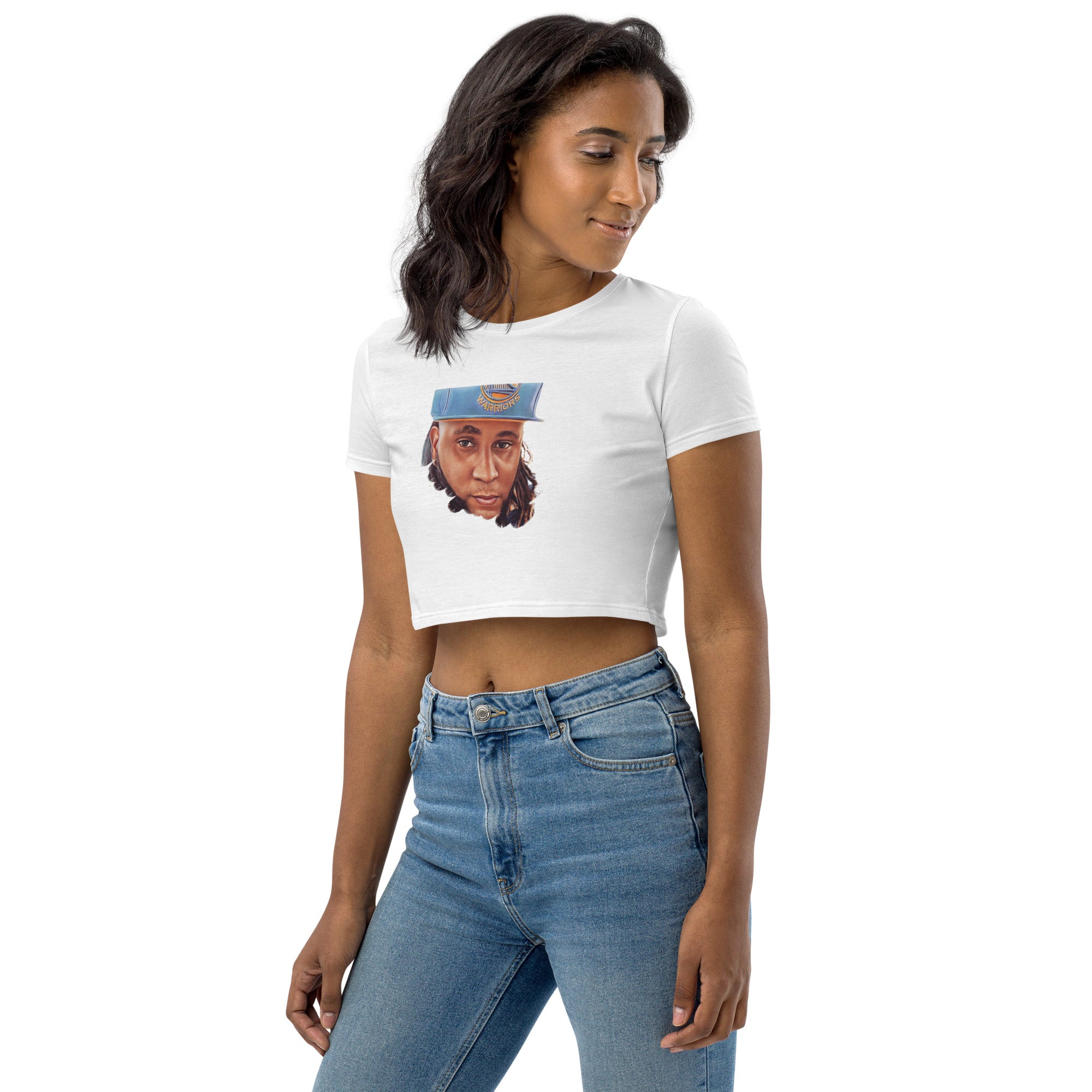“Warriors Double D” Organic Crop Top