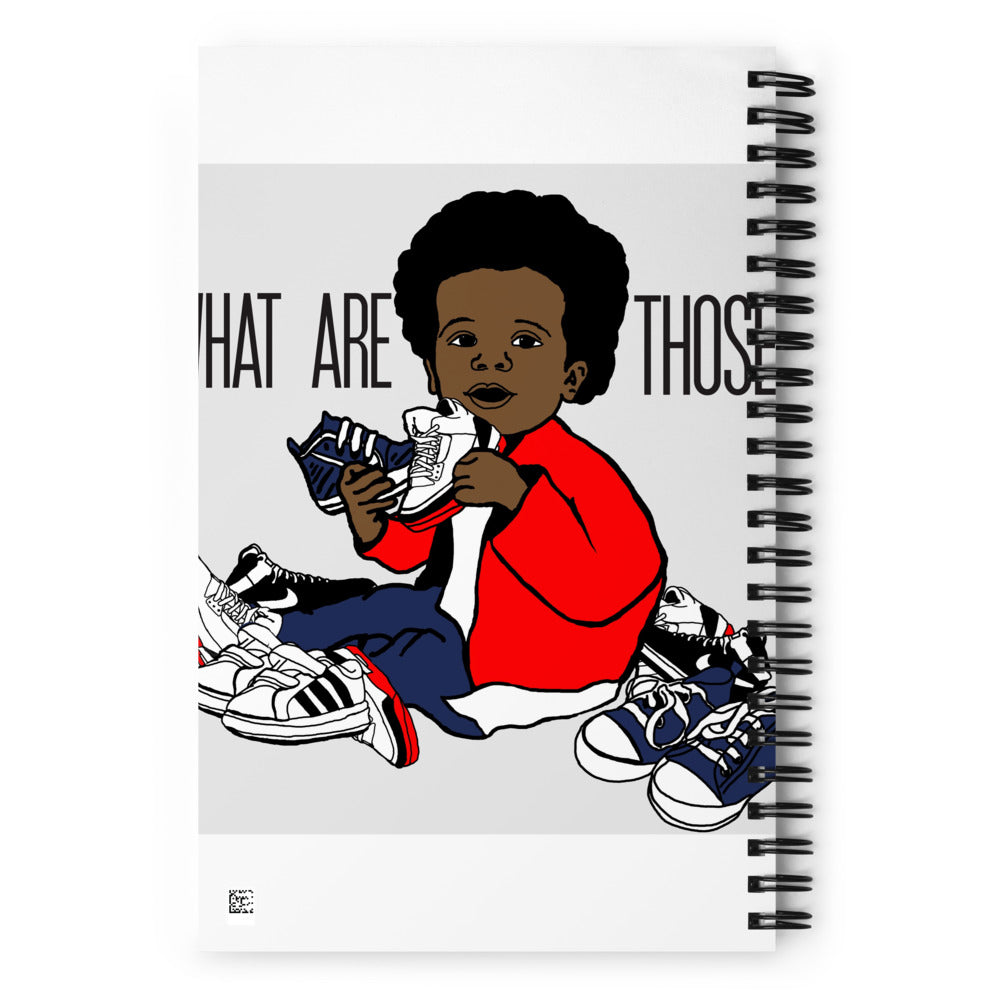 Spiral “WhatAreThose” notebook
