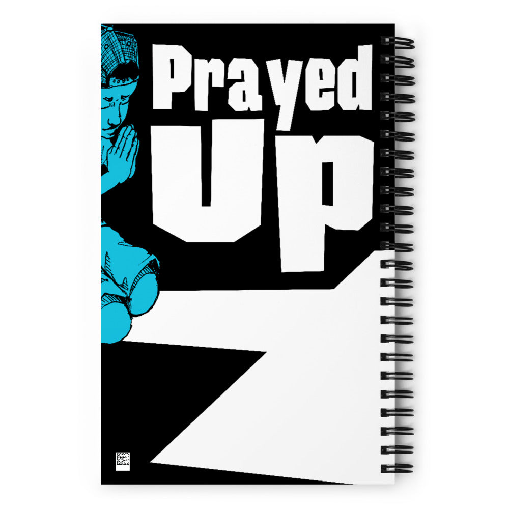 “PrayedUpBoy” Spiral notebook
