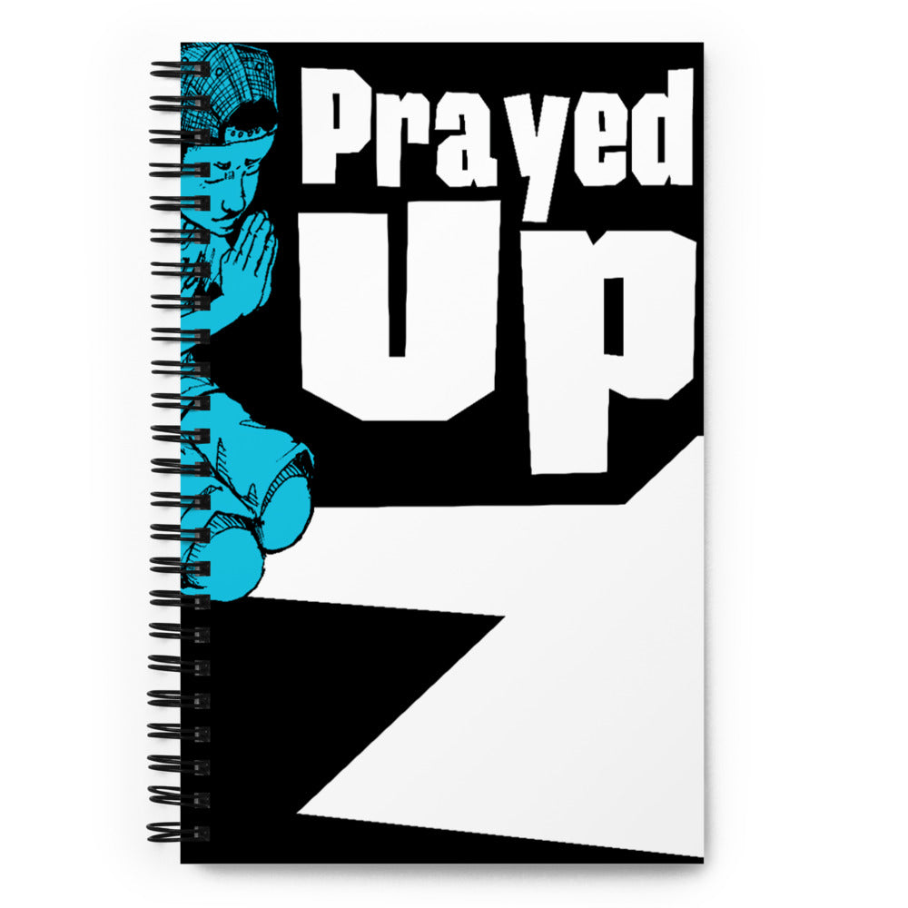 “PrayedUpBoy” Spiral notebook