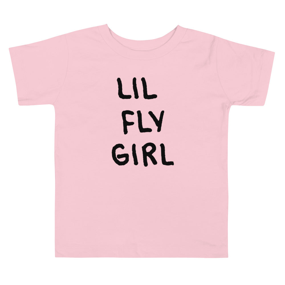 “Lil Fly Girl” Toddler Short Sleeve Tee