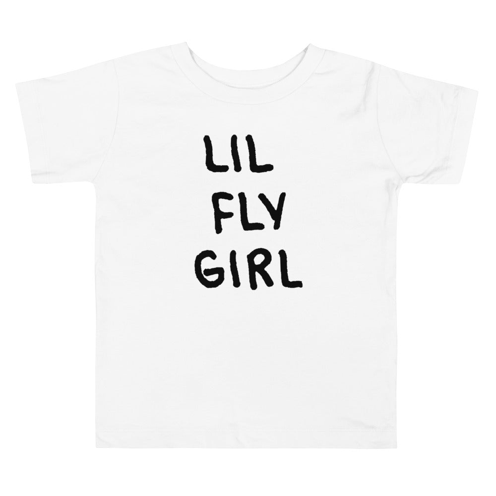 “Lil Fly Girl” Toddler Short Sleeve Tee