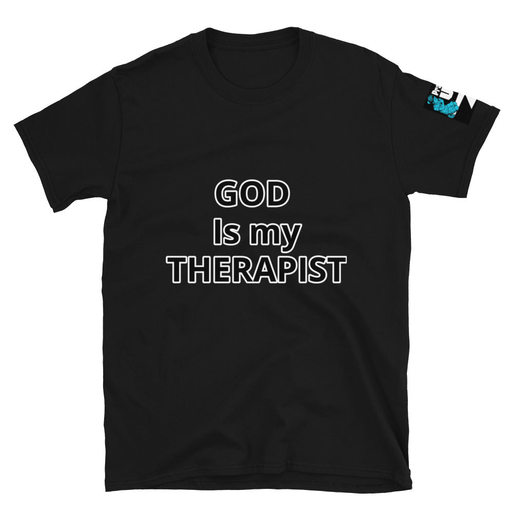 Short-Sleeve “God is my Therapist” T-Shirt