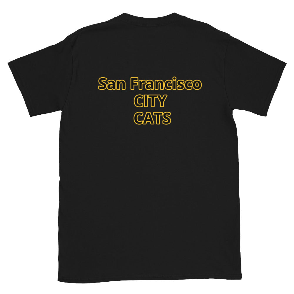 Short-Sleeve “San Francisco City Cats” TShirt