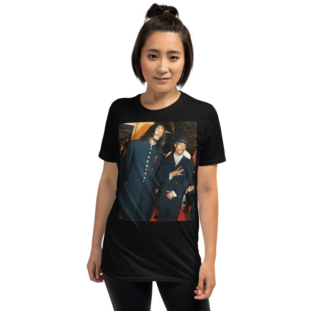 Short-Sleeve “West Coast Tupac Snoop” T-Shirt