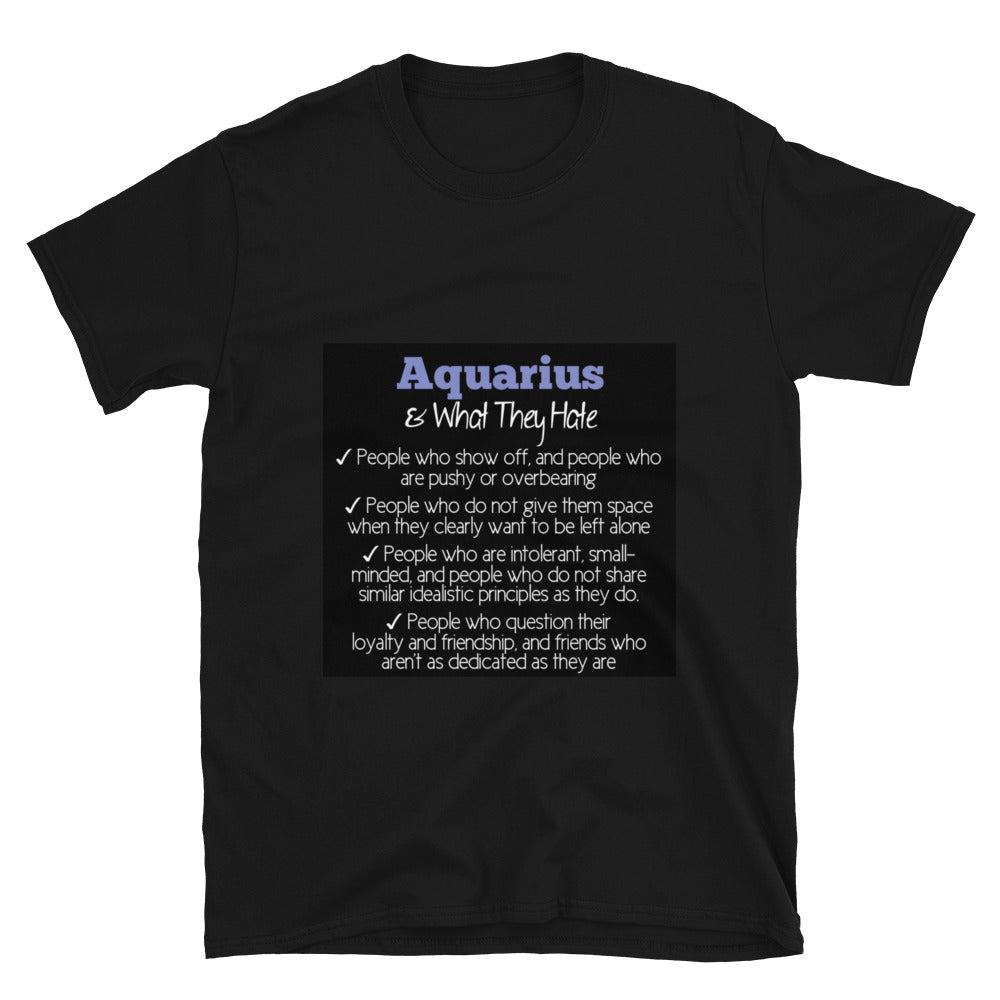Short-Sleeve “Aquarius”  T-Shirt