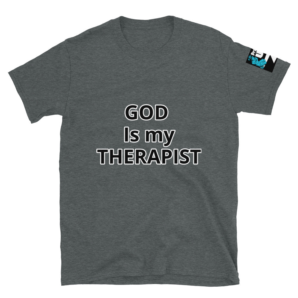 Short-Sleeve “God is my Therapist” T-Shirt