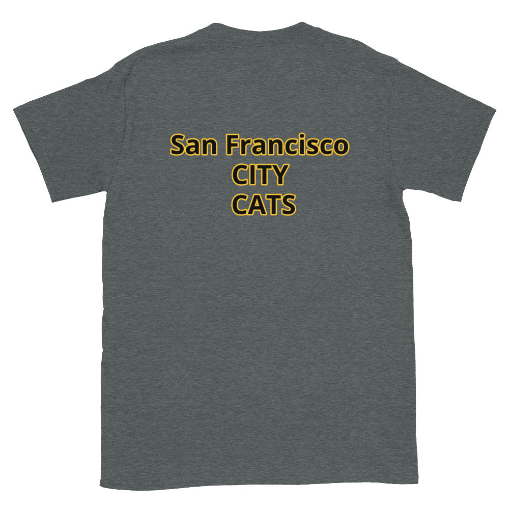 Short-Sleeve “San Francisco City Cats” TShirt