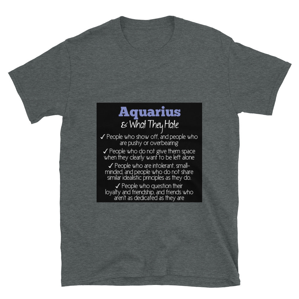 Short-Sleeve “Aquarius”  T-Shirt